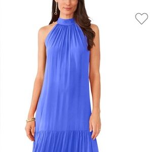 Elegant Blue Maxi Dress
